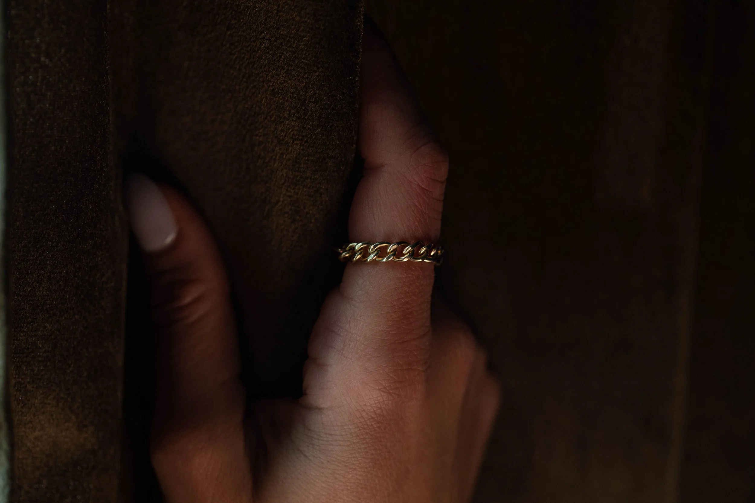 The Curb Ring — Maple & J